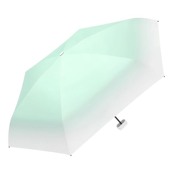 Compact Gradient Umbrella - UV Protection, Portable &amp; Dual-Use for Women