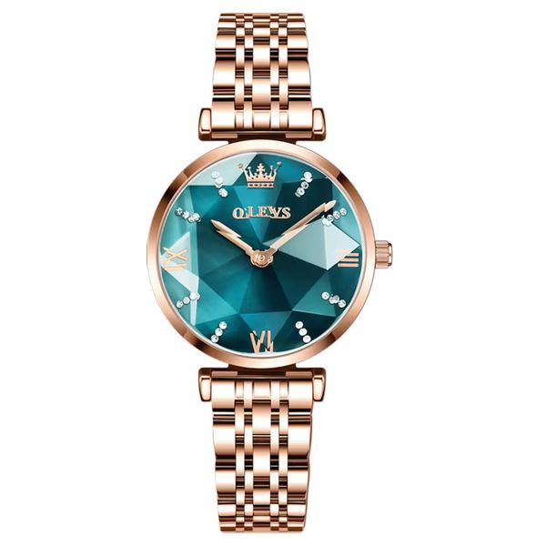 OLEVS Women's Forest Essence Minimalist Stainless Steel Quartz Ladies Watch