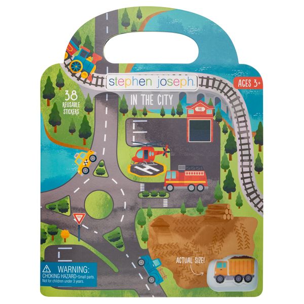 Stephen Joseph Reusable Sticker Book City