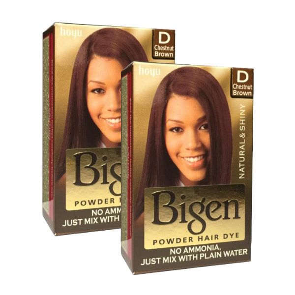 Bigen Powder Hair Dye 2 Piece - Chestnut Brown - Paris