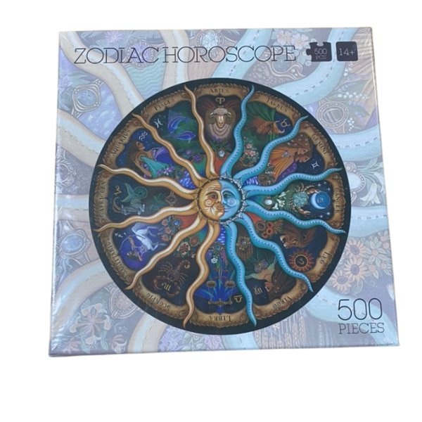 Magical Sun and Moon 500 Piece Circular Puzzle
