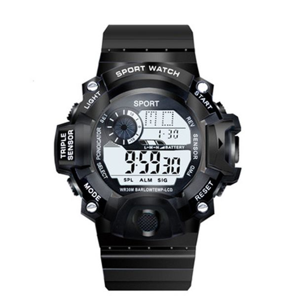 Sport Digital LED Chronograph Wristwatch with Backlight