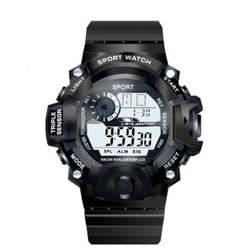 Sport Digital LED Chronograph Wristwatch with Backlight Shop Today