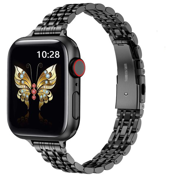 Ultra-thin Metal Bands Compatible With Apple Watch 38/40/41/42 mm Stainless