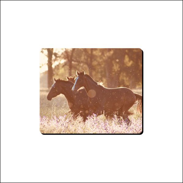 Mouse Pad - Brown Horses