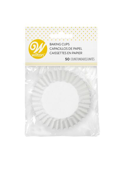 Wilton Jumbo White Cupcake Liners 50-Count