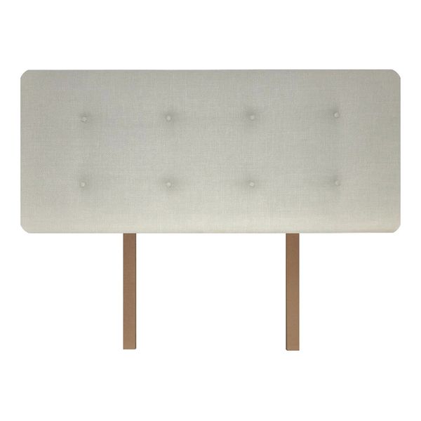 Madison Headboard - Buttons with Round Corners - Legs