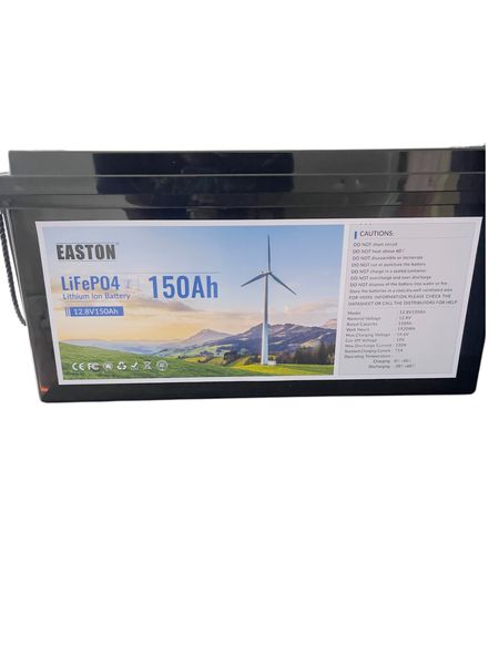 Easton 12.8V 150Ah LiFePO4 Lithium Battery - 1920Wh Deep Cycle Power