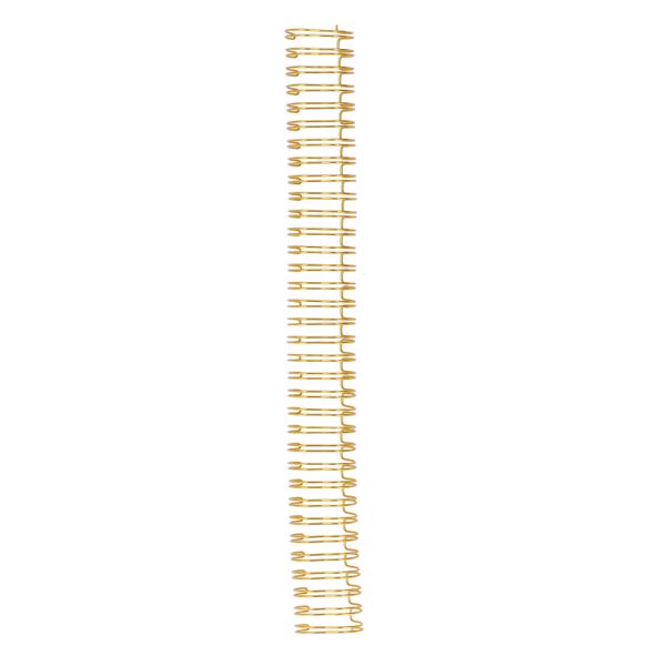 Gold Double Loop Binding Spines for A4 Paper