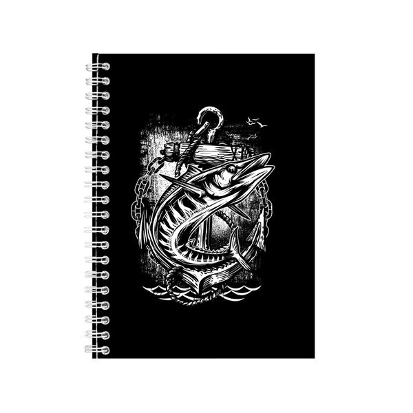 Fisherman Notebook Fishing Gift Idea Writing Book Notepad Pad 30