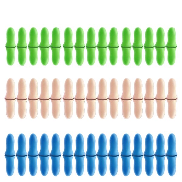90 PCS Noise Cancelling Foam Earplugs Bullet Shape 45 Pairs-Pink&amp;Green&amp;Blue