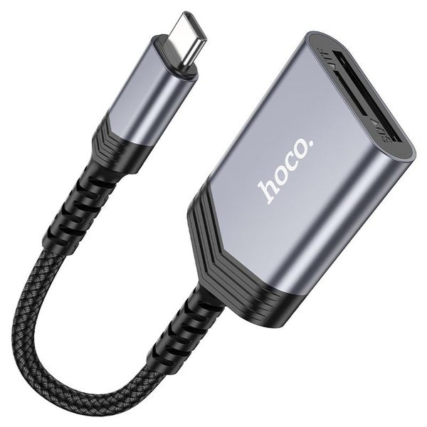 Type-C Card Reader Dual Slot SD &amp; TF Memory Card Adapter 480Mbps - UA25