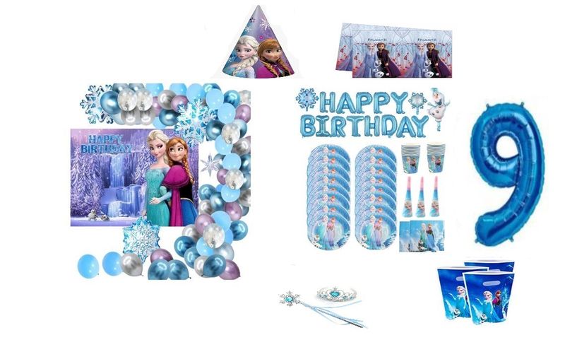 Frozen party box for a 9 year birthday