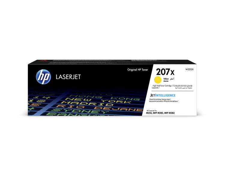 HP 207X High Yield Yellow Original LaserJet Toner Cartridge