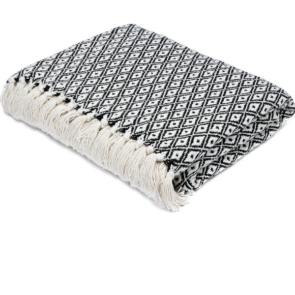 Kyla Squared All Season Throw Cotton Asian Throw