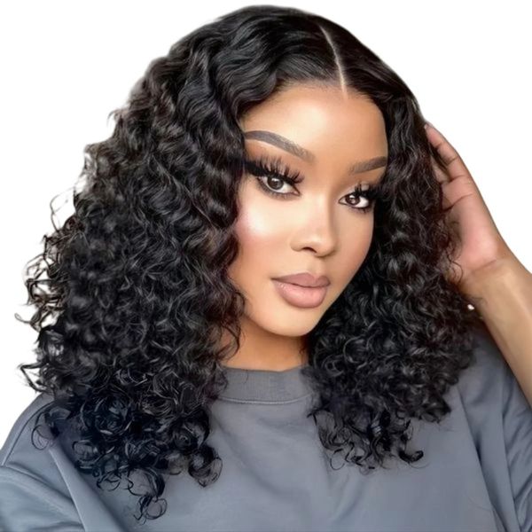 16'' 4x4 HD Lace Wear and Go Glueless Wig Human Hair Pre Cut Brazilian Hair