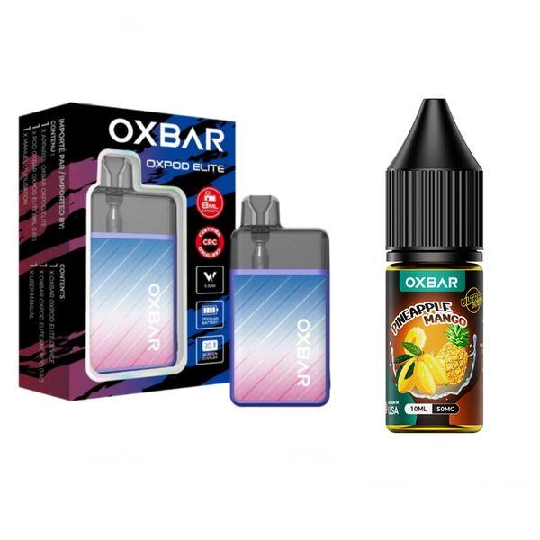Oxbar Oxpod Elite Pod System Combo - Pineapple Mango (Meteor Shower Device)