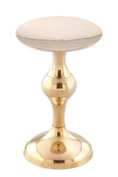 Brass Pillar Candle Holder