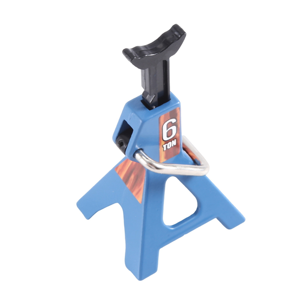 Metal Jack Stands Simulation Mini Toys for 1/10 Rc Scx10-Blue