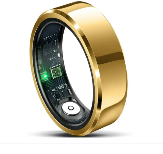 Gold Omni Smart Ring: Your All-in-One Fitness Tracker and Health Monitor