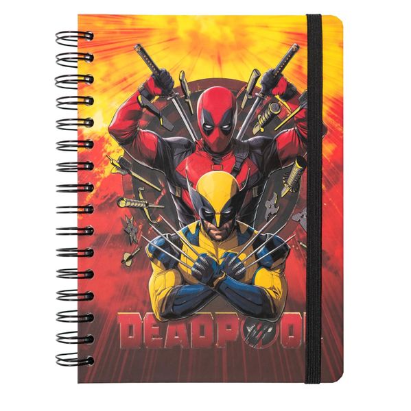 Deadpool &amp; Wolverine Dotted A5 Notebook