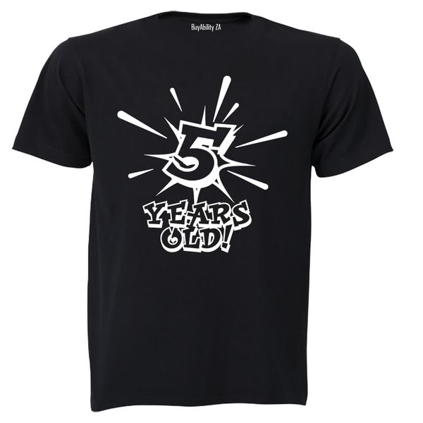 5 Years Old! - Kids T-Shirt - White