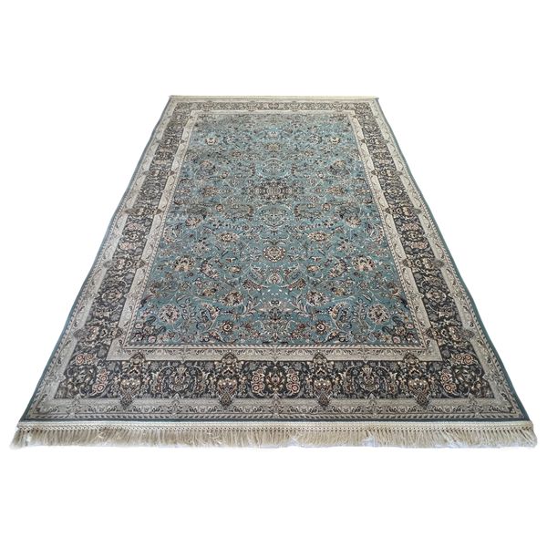 Blue Persian Fine Machine Made Rug - 300 x 200 cm