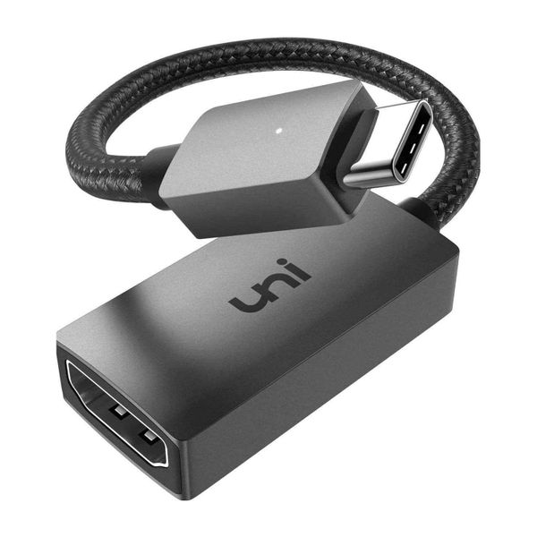 uni USB C to HDMI Adapter (4K@30Hz), Portable Type-C to HDMI - Space Grey