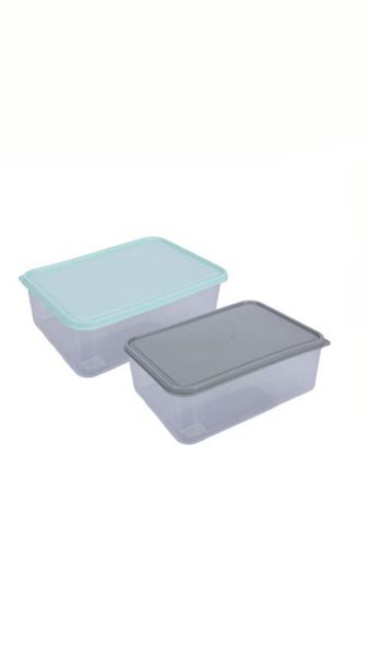 Set of 2 Rectangular Containers