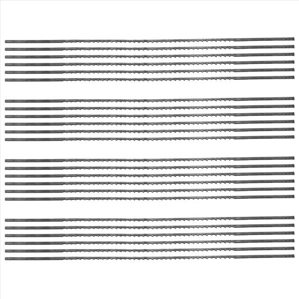 Scroll Saw Blades Plain End 5 Inch 24Pcs 12 Tpi Regular Tooth