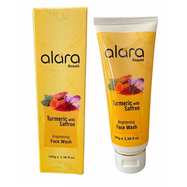 Alara Beauté Brightening Face Wash - Turmeric with Saffron 100g