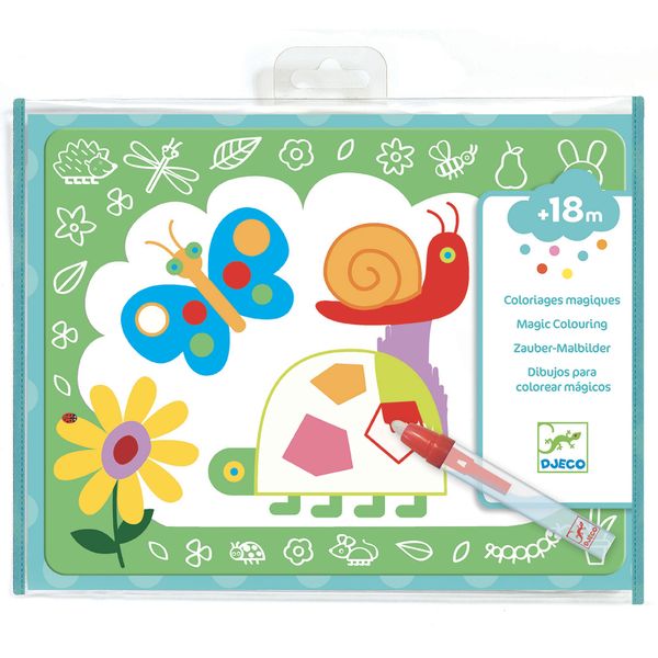 Djeco Arts &amp; Crafts - Magic Water Colouring - - Scribbles