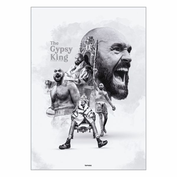 Tyson Fury The Gypsy King Boxing - A1 Poster