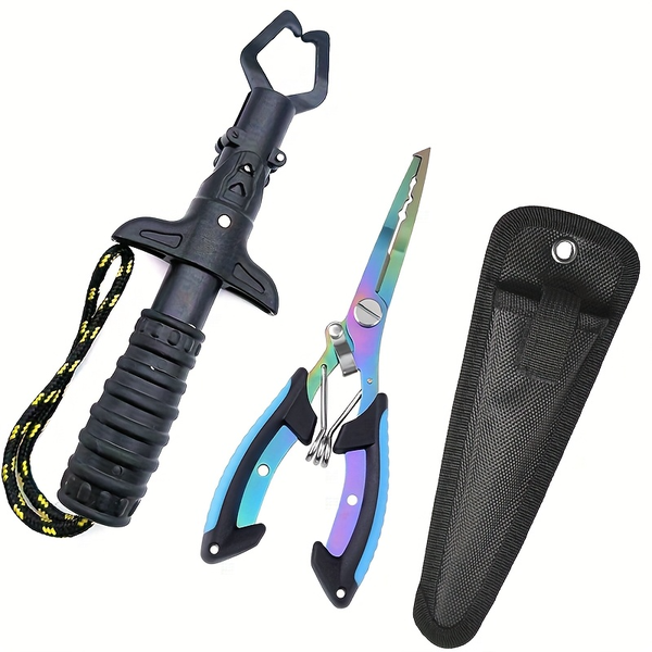 Heavy-Duty Stainless Steel Fishing Gripper