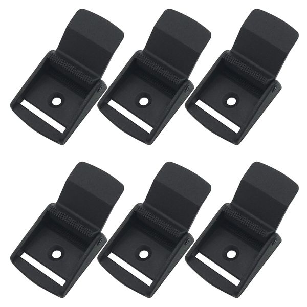 Luggage Replacement Heavy Duty Cam Buckle Clip Set of 6 (4cm)