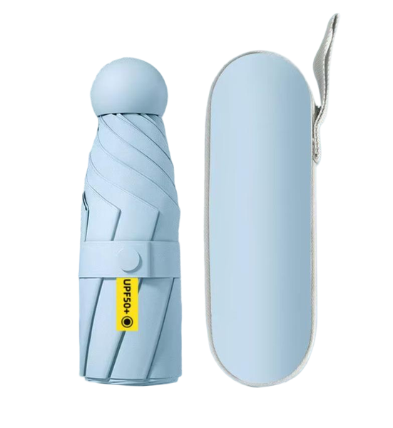 New Mini UV Protection Ultra Light Capsule Pocket Rain Umbrella