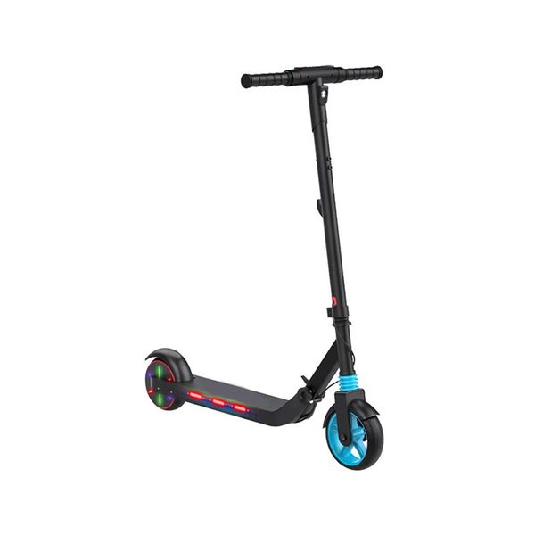 130W Electric 5-8km Folding Scooter With RGB LED Lights