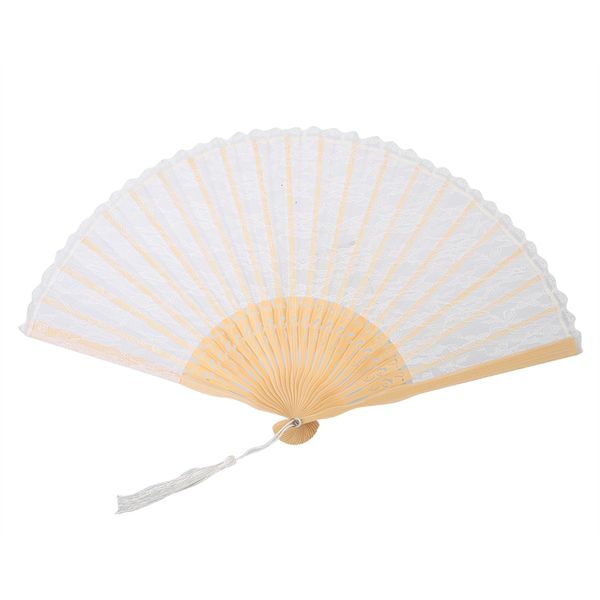 Compatible With Home White Japanese Lace Hand Fa image