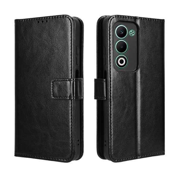 Crazy Horse Pattern Leather Case Compatible With Oppo Find X8 Ultra 5G