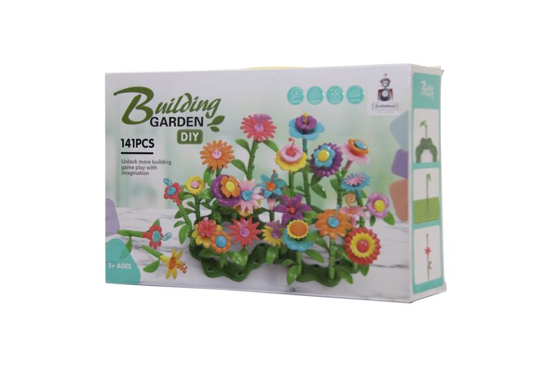 Jeronimo - Flower Garden Building Set - 141-piece