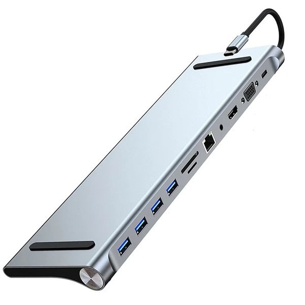11 in 1 Type C Hub Docking Station
