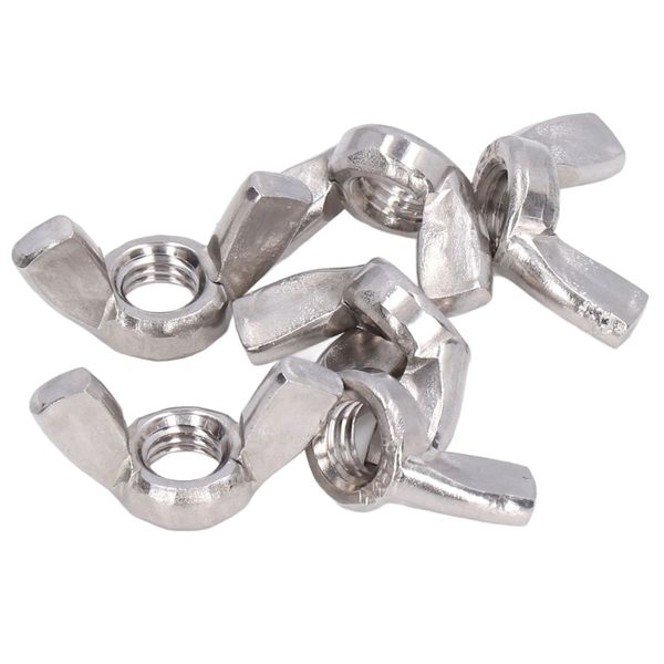 M6 Stainless Steel Butterfly Wing Nut Fastener Pack of 20