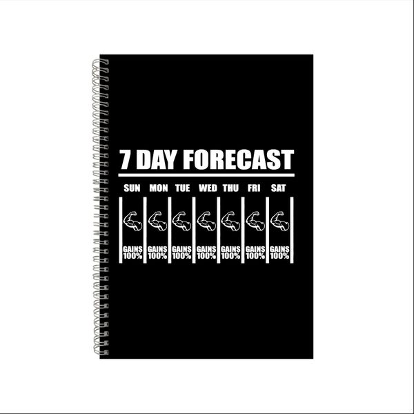 100% Gains Wire Bound Notebook Gift Idea Writing Books A4 Notepad