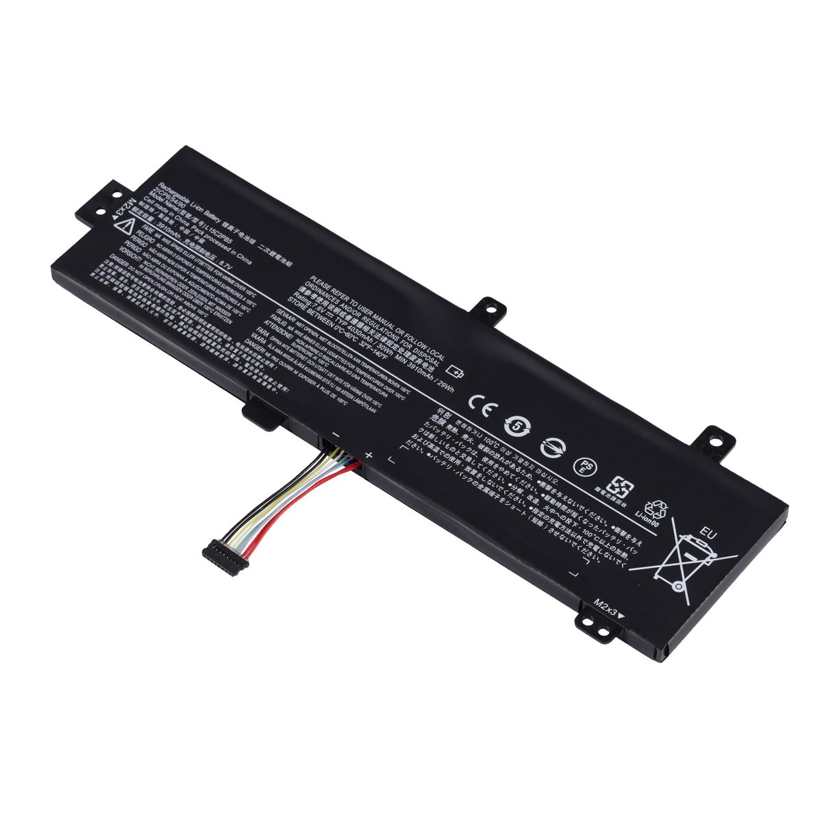Volis Battery for Lenovo L15L2PB4 Ideapad IdeaPad 51015ISK Type 80SR