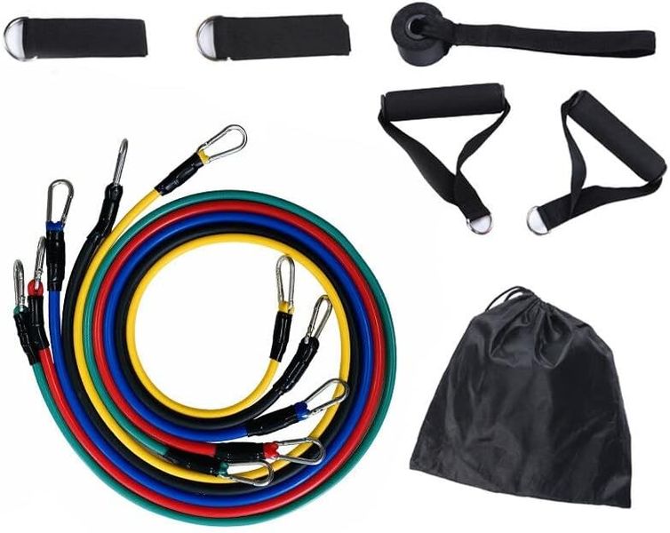 11 Pieces Resistance Bands Set