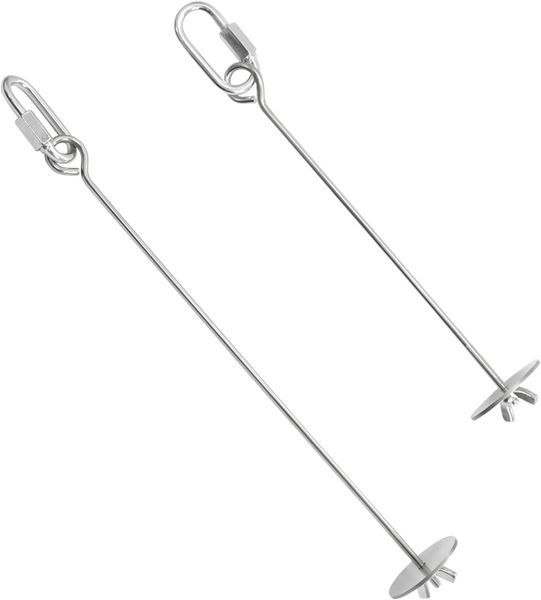 2 Pieces Stainless Steel Bird Food Holder Fruit Vegetable Holder