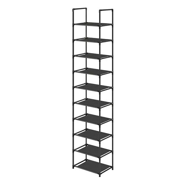 10-Tier Metal Shoe Rack - 173cm Free-Standing Storage Shelf