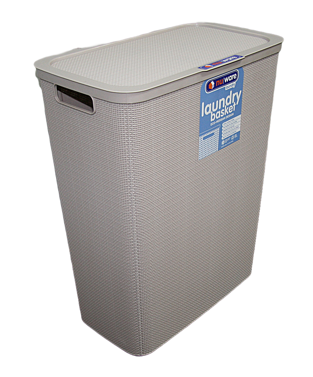 nuware Hessian Design Laundry Basket 65L Shop Today. Get it