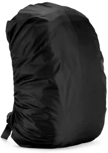 Black Rain Cover for Backpack School Bag - 30-40L