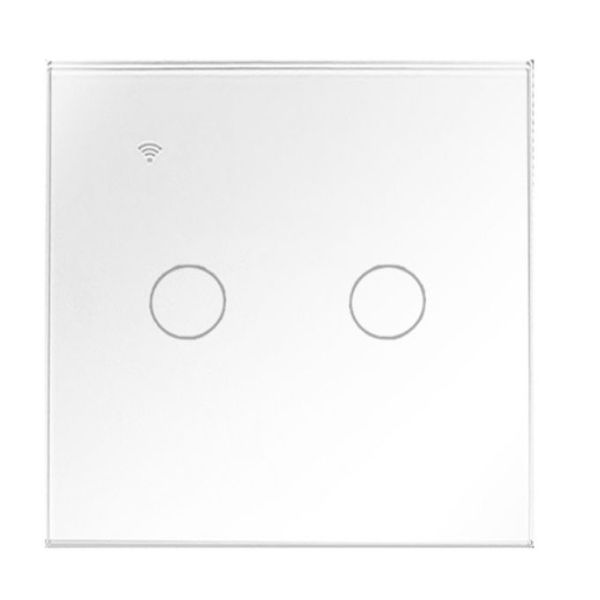 Smart Wi-Fi Light Switch - Smart Home 2 Gang